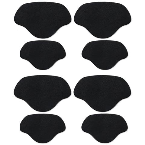 Toppe Di Protezione/riparazione Del Tallone Per La Riparazione Di Scarpe 2 Taglie 4 Paia Black - Foto 1