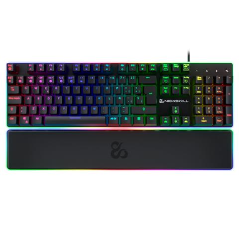 Gungnyr Pro tastiera USB QWERTY Spagnolo Nero - Foto 1