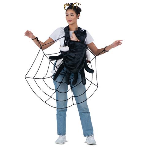 Costume Per Adulti My Other Me Ragnatela Ragno Neonato Nero Taglia Unica 35 X 33 X 6 Cm - Foto 1