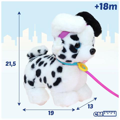 Animale Di Peluche Eolo Sprint Cane 19 X 21,5 X 13 Cm Plastica (4 Unità) - Foto 2