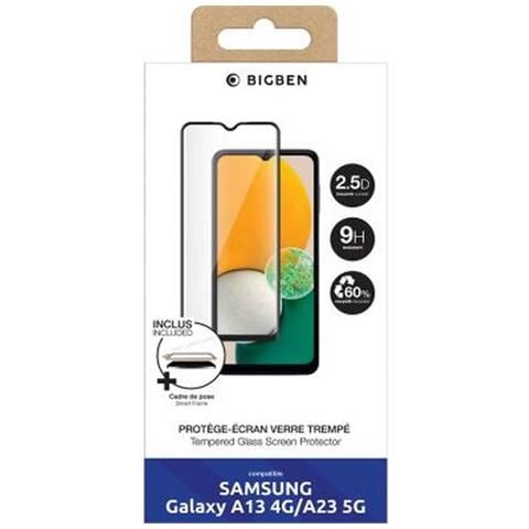 Salvadisplay In Vetro Temperato Per Samsung A13 / A23 Oleofobico, Trasparente - Foto 5