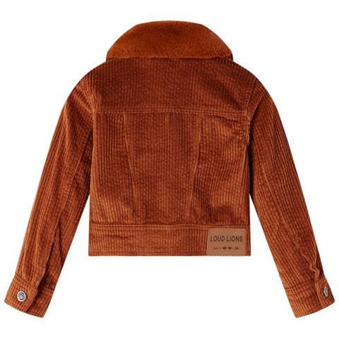 Giacca Per Bambini In Velluto A Coste Cognac 140 - Foto 2