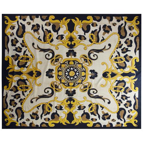 Telo Mare Spiaggia Grande Antisabbia Parasole Modello Batik Barocco Telo Mare Rigato D6 - Foto 1