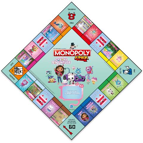 Monopoly Junior - Gabby's Dollhouse Gioco Da Tavolo - Foto 2
