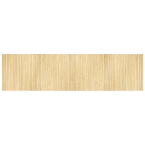 Tappeto Rettangolare Natura Chiaro 100x400 Cm In Bambù - Foto 2