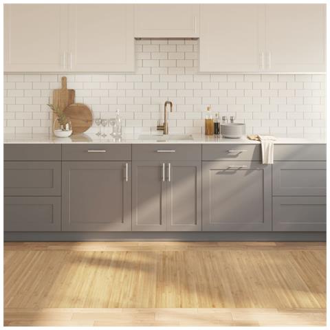 Tappeto Rettangolare Natura Chiaro 100x400 Cm In Bambù - Foto 1