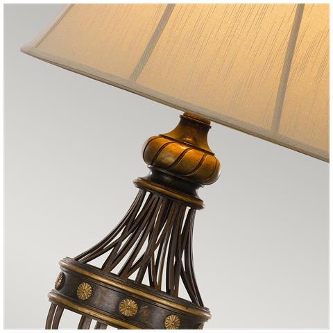 Lampada Da Scrivania Contemporanea Augustine Acciaio Marrone Antico 1 Luce E27 - Foto 5