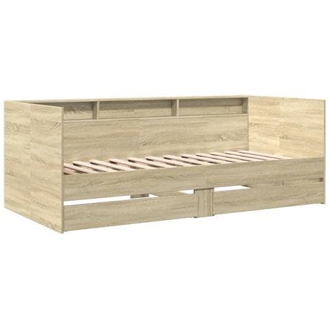 Divano Letto con Cassetti senza Materasso 90x200 cm - Foto 1