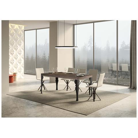 Tavolo Allungabile 90x180/284 Cm Paxon Premium Noce Telaio Antracite - Foto 4