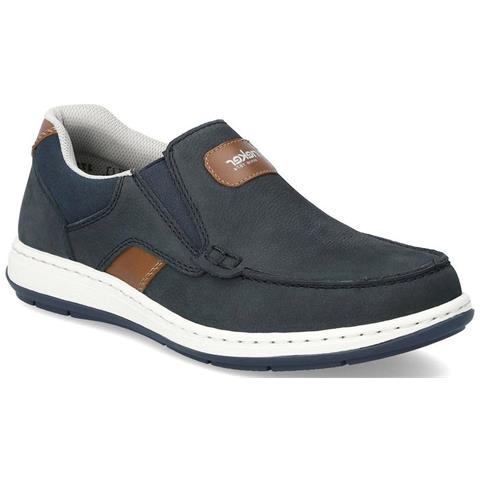 Casual Sneakers Pelle Scarpe Uomo Blu Eu 41, 17368-14 - Foto 1