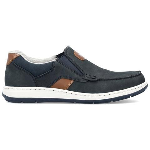 Casual Sneakers Pelle Scarpe Uomo Blu Eu 41, 17368-14 - Foto 2