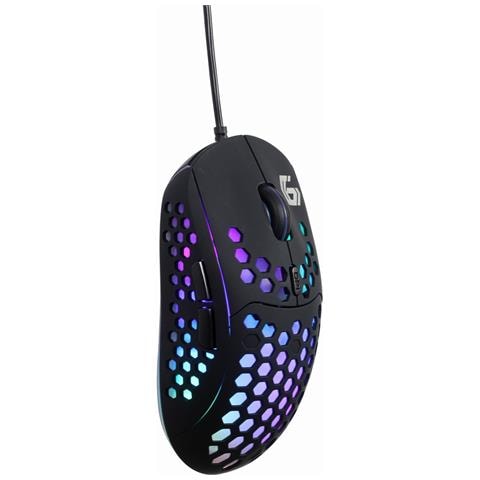 Mouse gaming USB retroilluminato, 6 pulsanti - Foto 2