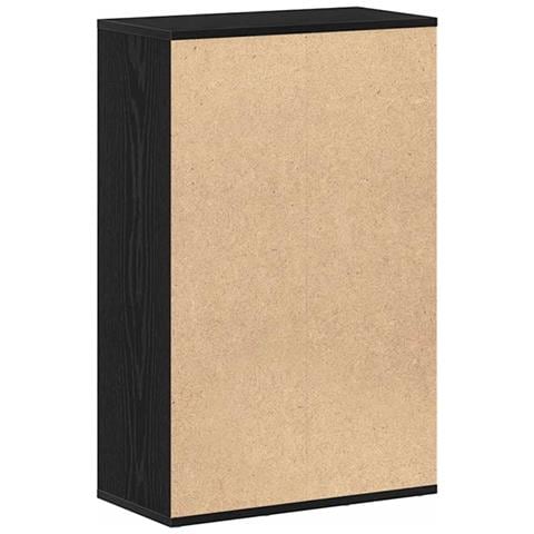Libreria Rovere Nero 50x25x80 cm in Legno Multistrato - Foto 2