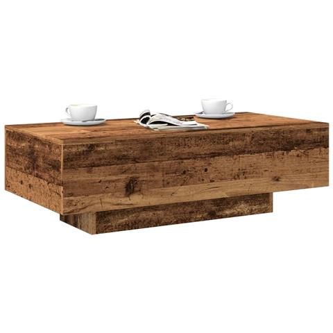 Tavolino Salotto Legno Antico 100x49,5x31 Cm Legno Multistrato - Foto 1