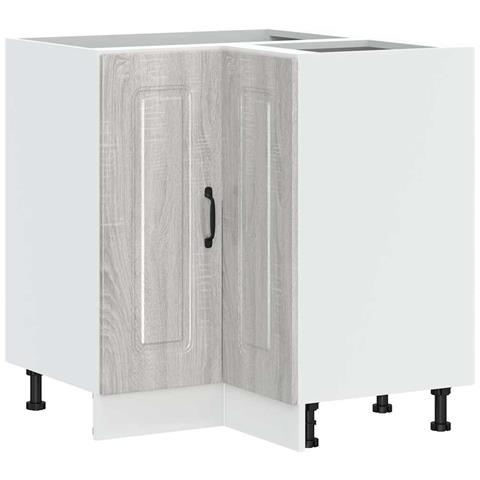 Mobile Base Ad Angolo Cucina Kalmar Grigio Sonoma In Truciolato - Foto 2