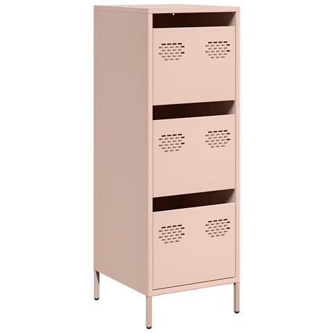 Credenza Rosa 39x35x103,5 Cm In Acciaio - Foto 2