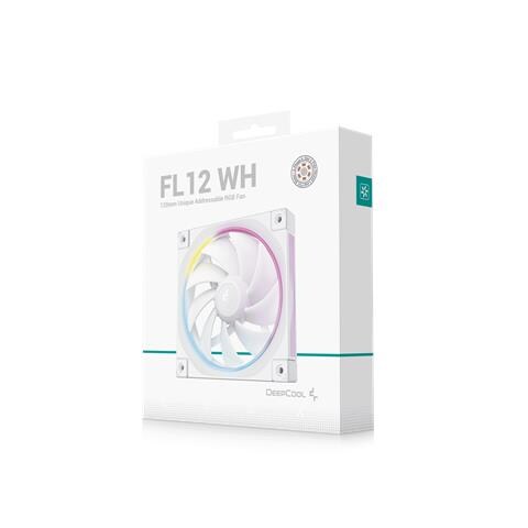 FL12 WH Case per computer Ventilatore 12 cm Bianco 1 pz - Foto 2