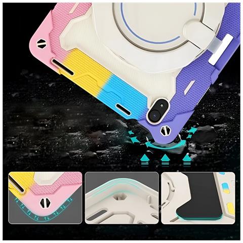 Custodia Protettiva Colorata Con Manico Per Ipad Pro 12.9"" 2018/20/21 - Sicurezza E Stile - Foto 2