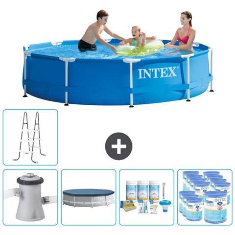 Piscina Fuori Terra - In Giro - 305x305x76 Cm - Blu - Include Accessori Coordinati Cb20 - Foto 1