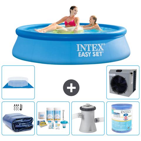 Piscina Fuori Terra - In Giro - 244x61 Cm - Blu - Include Accessori Coordinati A407 - Foto 1