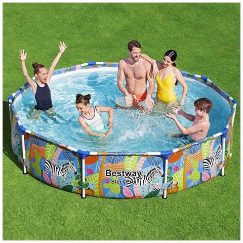 Piscina Con Telaio Steel Pro 305x66 Cm - Foto 6