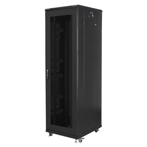 Lanberg FF01-6842-23B, Rack indipendenti, 42U, 800 kg, Lucchetti, Griglie, Rotelle - Foto 1