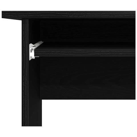Scrivania  Nero Rovere 120x140x75 cm in Legno ingegnerizzato - Foto 9