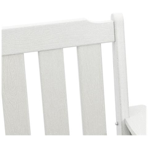 Sedie da Pranzo da Giardino 2 pz Bianche HDPE - Foto 9