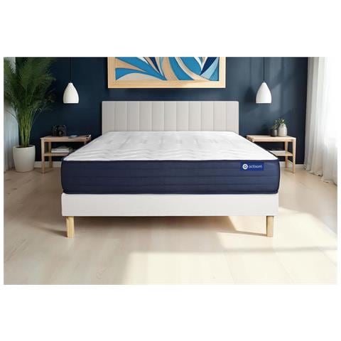 Kit Rete E Materasso Actiflex Life 120x190cm - Spessore : 22cm - Molle Insacchettate E Memory Foam- Molto Rigido - Foto 1