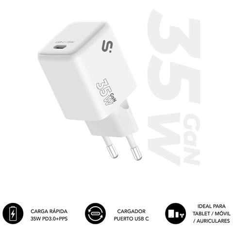 SUBCHG-6G3510 Caricabatterie per dispositivi mobili Universale Bianco AC Ricarica rapida Interno - Foto 1