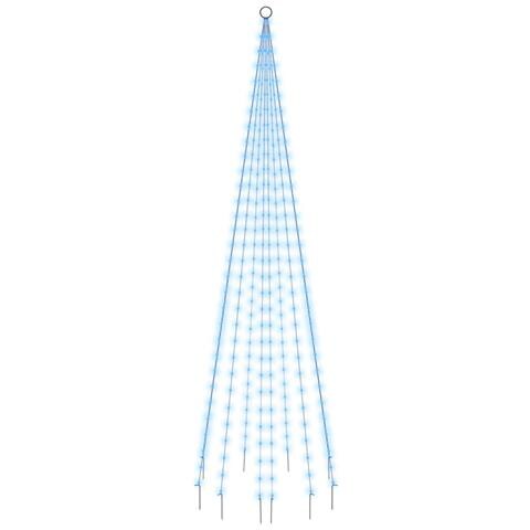 Lusso Casadino - Albero Di Natale Pennone Blu 310 Led 300 Cm - Foto 1