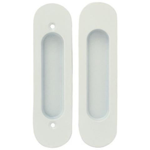 Set Maniglie A Scomparsa Per Porte Scorrevoli - Lega Di Zinco, Vari Colori White - Foto 1