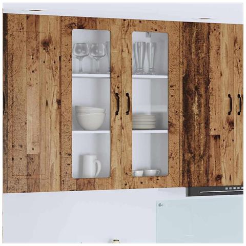 Pensile cucina Legno vecchio 80 x 31 x 100 cm Legno multistrato - Foto 2