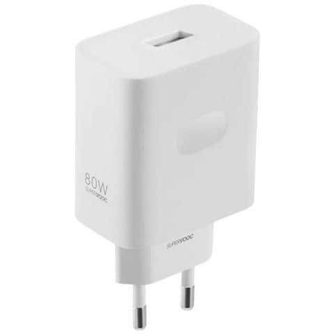 Oppo Caricabatterie Originale Per Casa Usb Vcb8jaeh 80w Supervooc White Bulk Per Smartphone - Foto 1