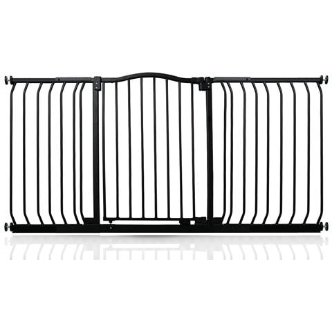 Safetots Cancelletto Di Sicurezza Con Parte Superiore Incurvata, 152cm - 161cm, Nero Opaco - Foto 1