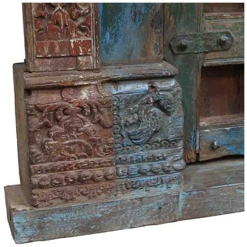 Porta In Legno Marrone 155x37x226h Cm - Foto 8