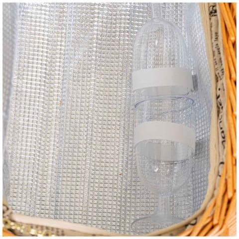 Cestino Pic-nic Marrone 40x28x22h - Foto 8