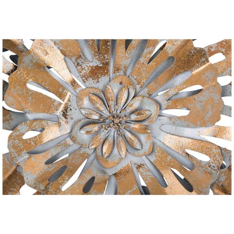 Decorazione In Metallo 3d Foglia 40-multicolore-metallo-30,5x3x88,5 Cm - Foto 2