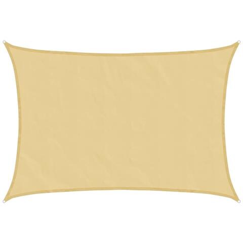 Vela Parasole Sabbia 4x3 m 100% Poliestere Oxford - Foto 1