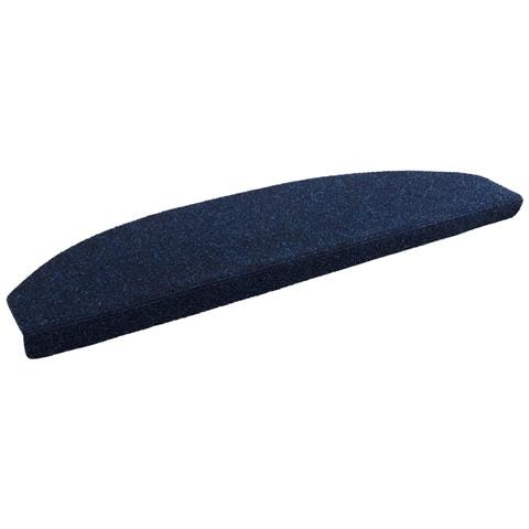 Tappetini per scale autoadesivi 15 pcs Navy 80 x 24,5 x 3,5 cm - Foto 1
