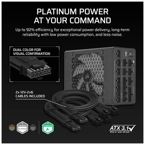HXi Series HX1500i alimentatore per computer 1500 W 24-pin ATX ATX Nero - Foto 6