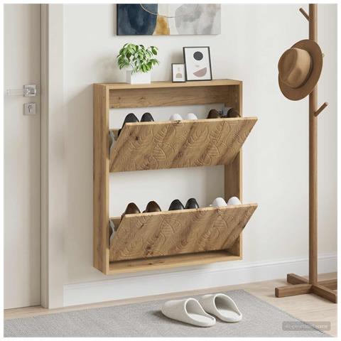 Mobiletto per Scarpe da Muro DELFT 71 x 17 x 86 cm - Foto 2
