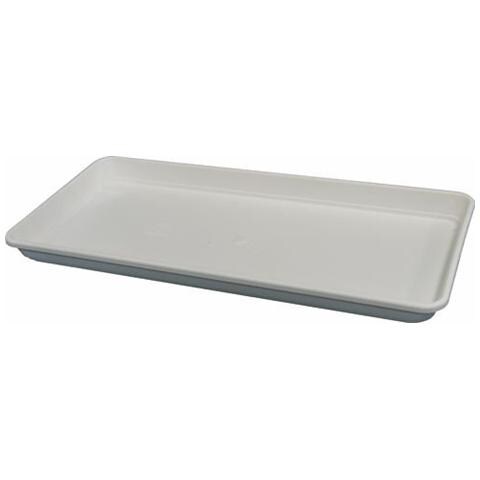 SOTTOVASO TONDO in Resina Color TERRACOTTA 64x8H cm per VASO Festonato da 80 cm