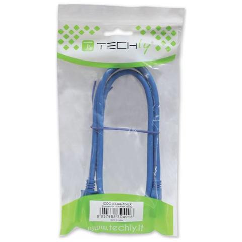 USB 3.0 A maschio / Micro B USB 3.0 maschio, Superspeed (fino a 5Gbps) , 1.0m, Blu - Foto 5