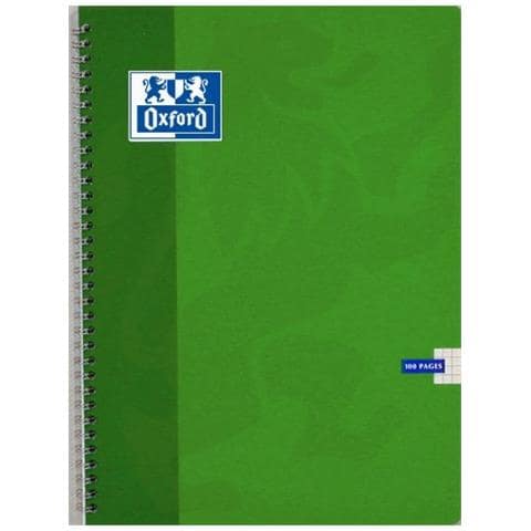 Quaderno Classico Rel. Integrale A4 100p. / 50 fogli 90 g / m², A Quadretti 5 x 5, Colori Assortiti - confezione Da 10 - Foto 1