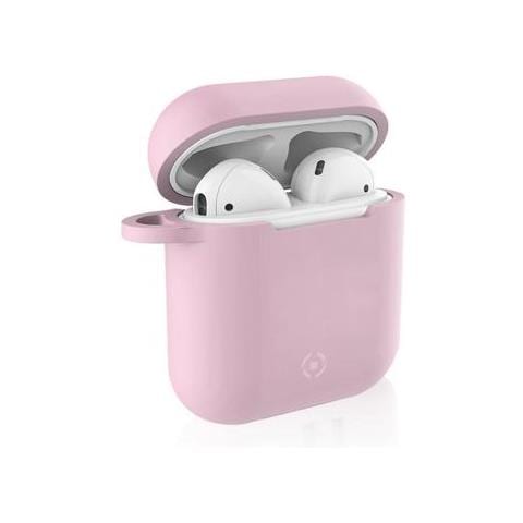 Aircase Custodia in Silicone per Auricolari AirPods Colore Rosa - Foto 2