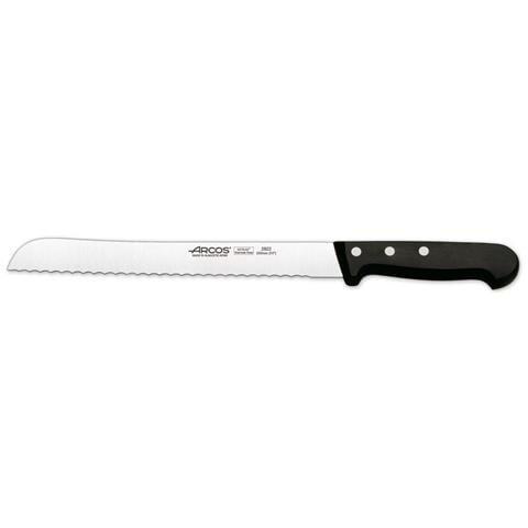 Serie Universal - Coltello Pane - Lama Acciaio Inossidabile Nitrum 250 Mm Con Alveoli - Manico Polioxymetilene (pom) Colore Nero - Foto 1