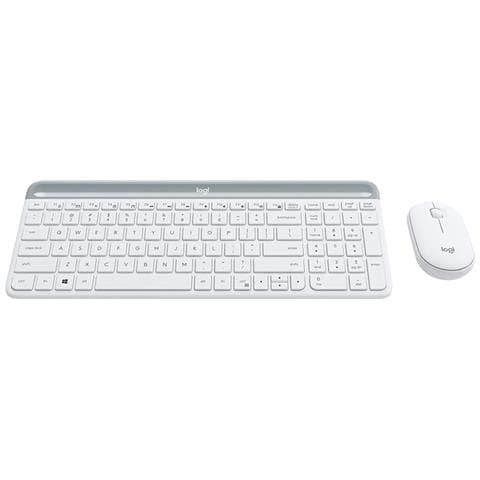 Tastiera e Mouse Wireless 920-009197  per Casa e Ufficio (Layout Italiano) Colore Bianco - Foto 2