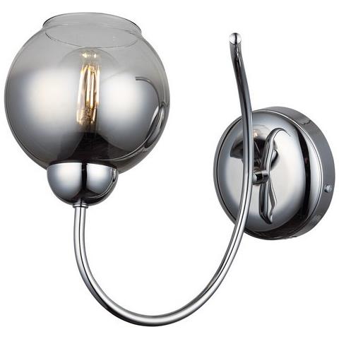 Lampada A Parete Kromo Applique - Da Soffitto, Parete - Cromo Metallo, Vetro, 25 X 25 X 25 Cm, 1 X E27, 40w - Foto 1