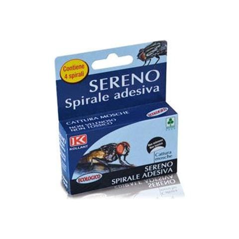 Kollant Sereno - Confezione Da 4 Spirali Adesive Attira Mosche - Foto 1